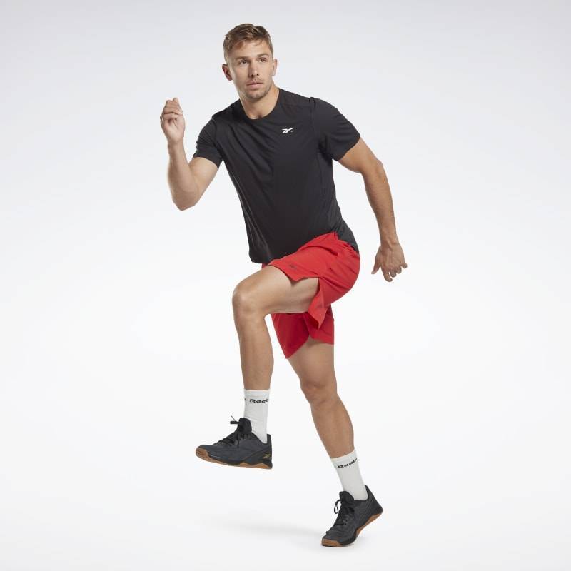 Man training Shorts Reebok Austin - red