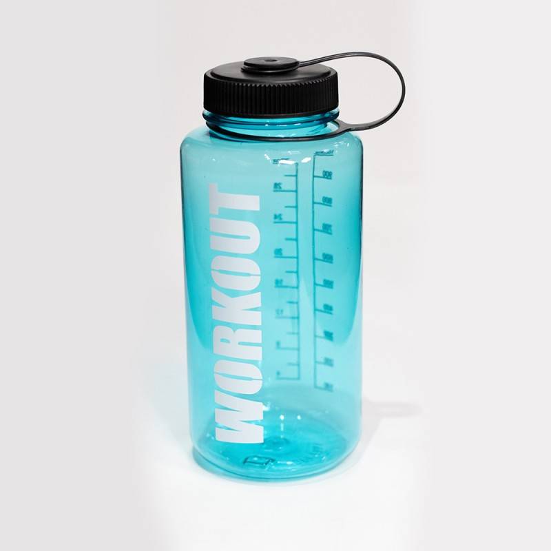 Bottle WORKOUT 1000 ml - azure