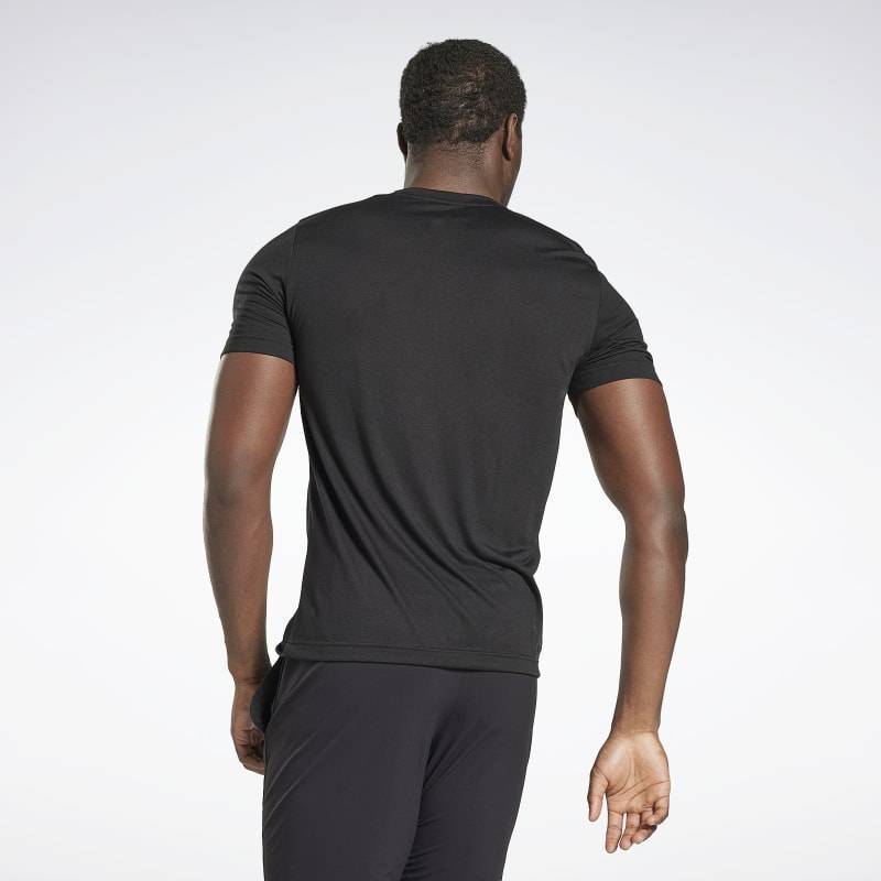 Man T-Shirt Reebok United - black