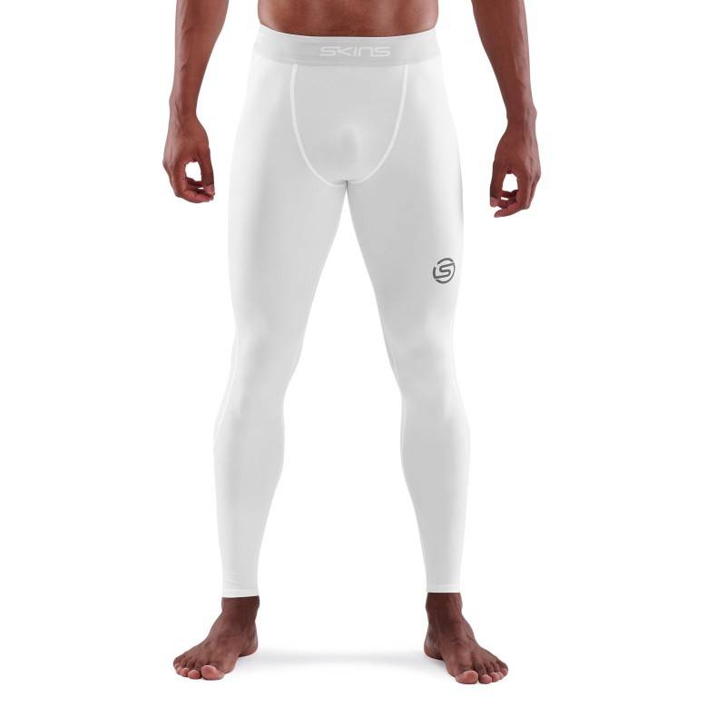Compression long Tight Skins - white