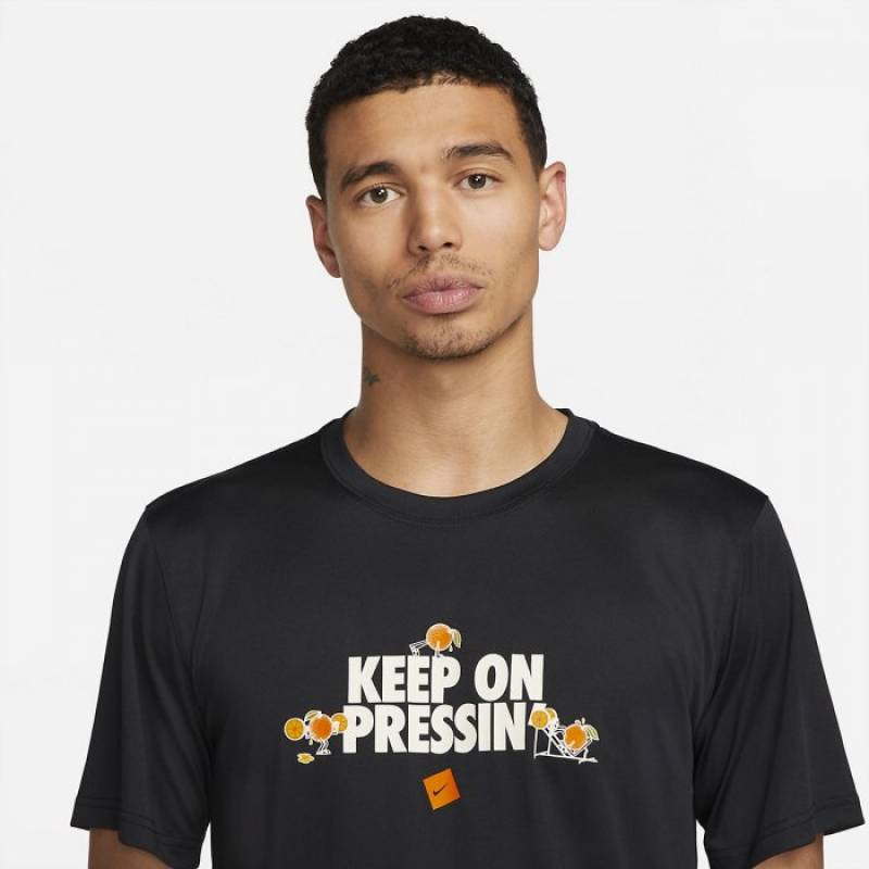 Man T-Shirt Nike Keep on pressing - black