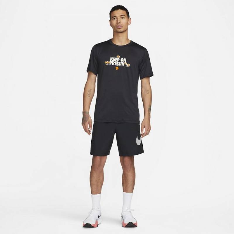 Man T-Shirt Nike Keep on pressing - black