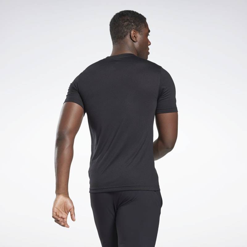 Man T-Shirt Reebok Performance - black