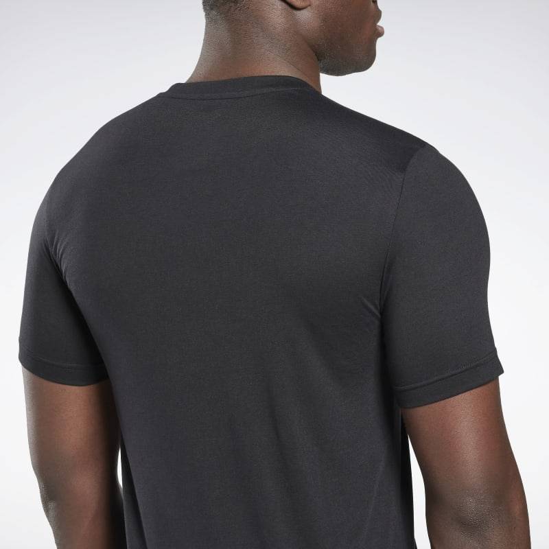Man T-Shirt Reebok Performance - black