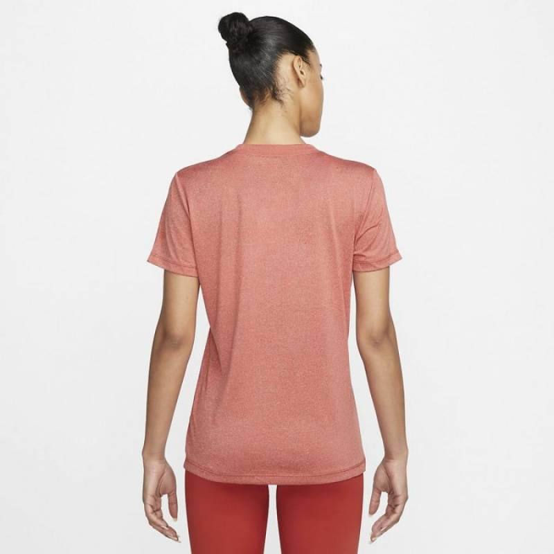 Woman T-Shirt Nike Dri-FIT Legend - orange
