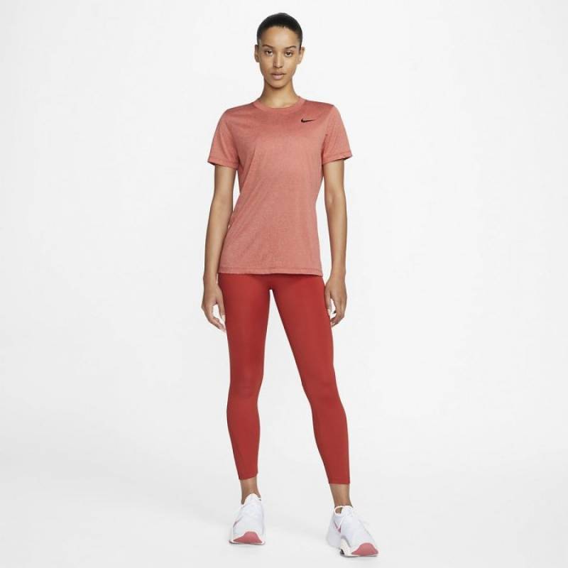 Woman T-Shirt Nike Dri-FIT Legend - orange