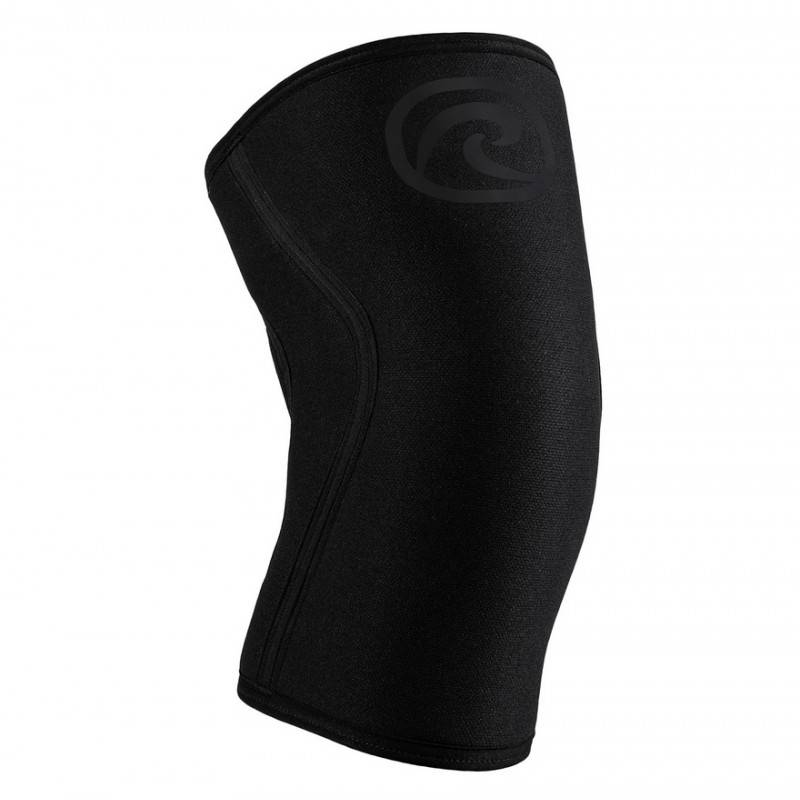 Long knee sleeve Rehband RX 7 mm POWER MAX 30 cm - carbon/black