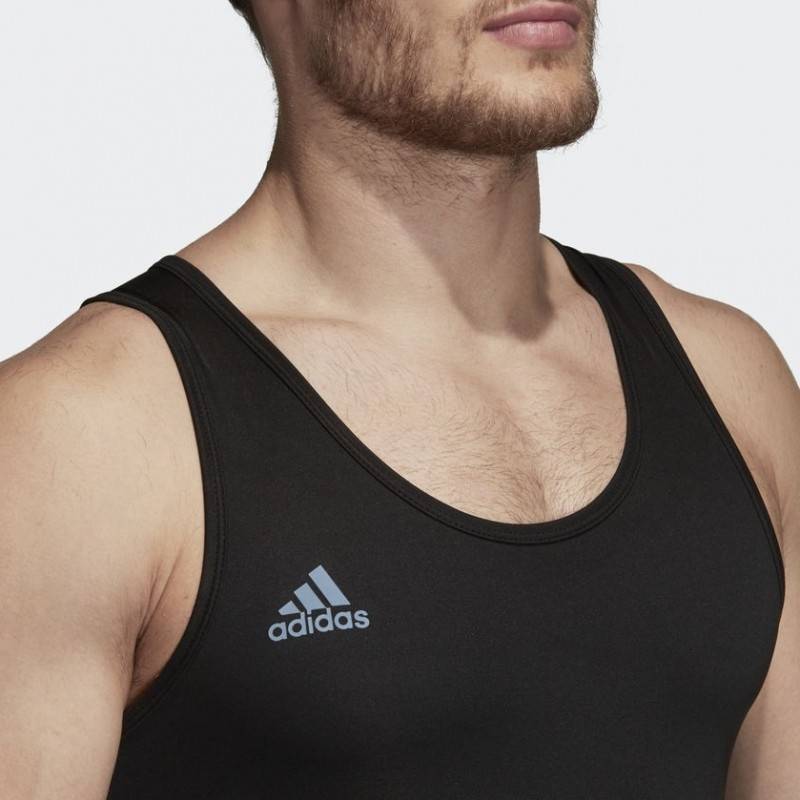 Weightlifting / Powerlifting singlet adidas black 2019