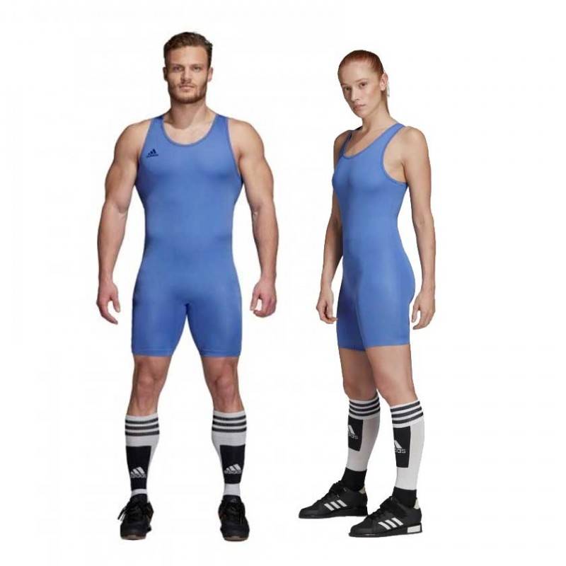 Vzpěračský / powerlifterský dres adidas blue 2019