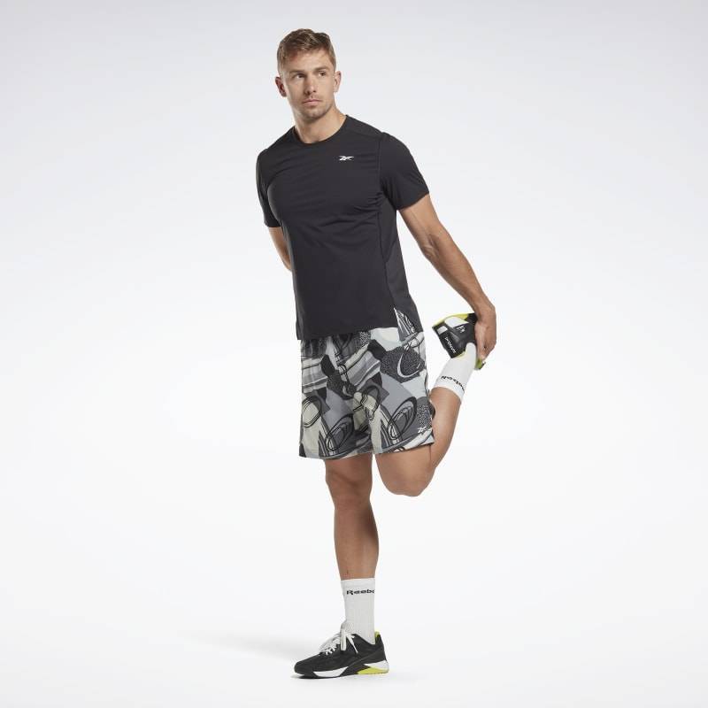 Man training Shorts Reebok Austin - aop black
