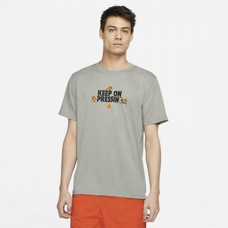 Man T-Shirt Nike Keep on pressing - black