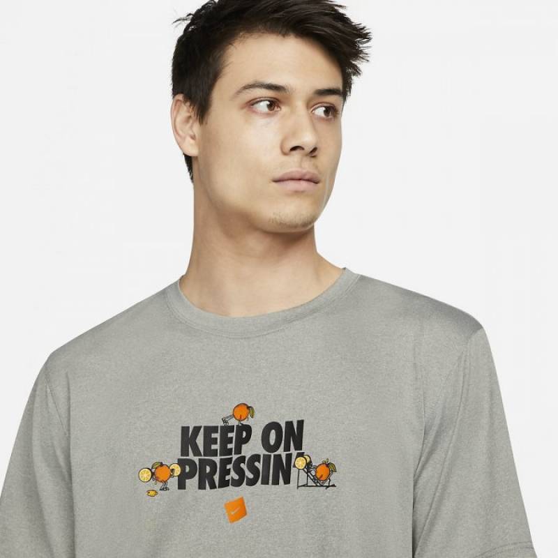 Man T-Shirt Nike Keep on pressing - black