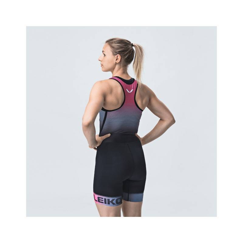 Eleiko vzpěračský dres - dámský růžový