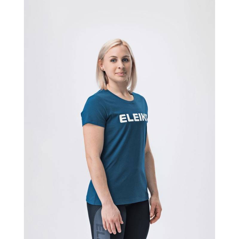Frauen tričko Eleiko Ink Strong - blau