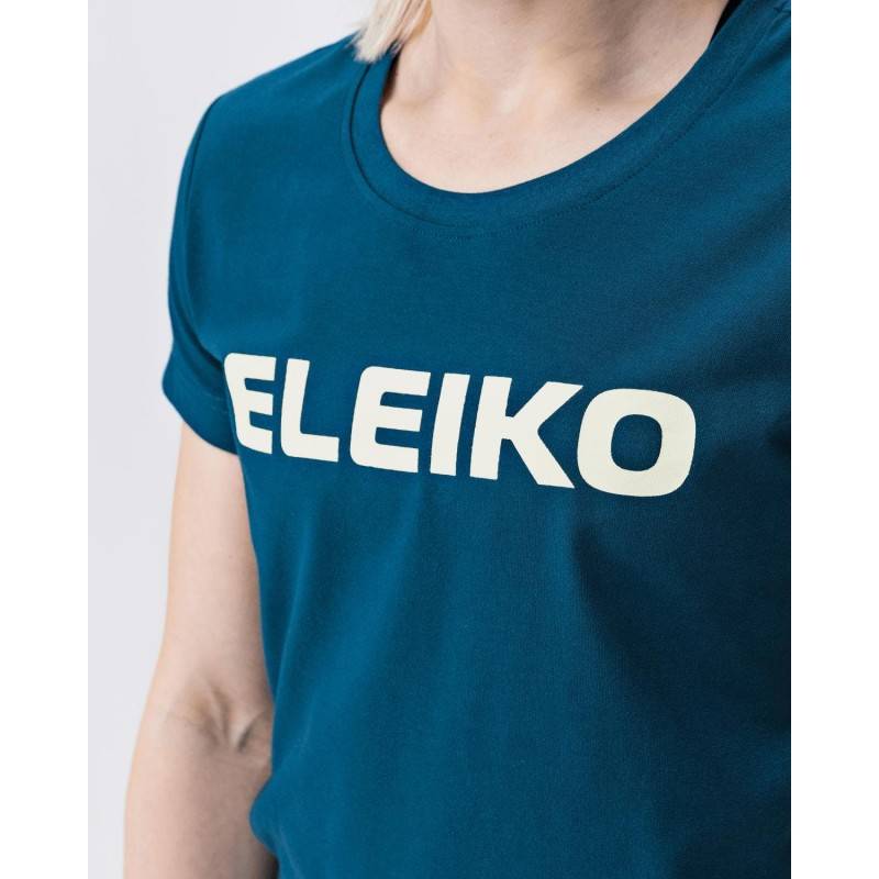Woman T-Shirt Eleiko Ink Strong blue