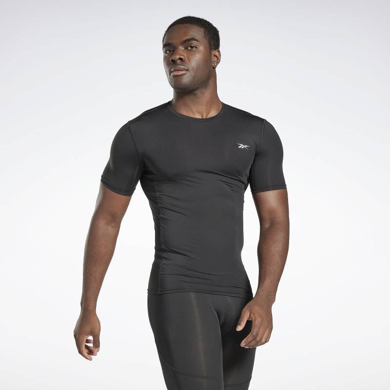 Compression Man T-Shirt Reebok - black
