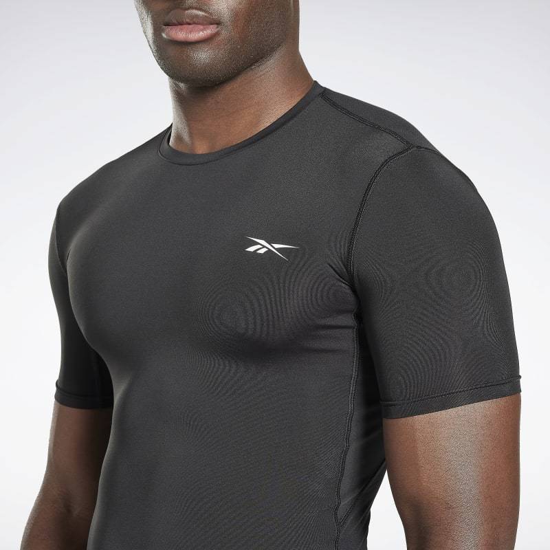 Compression Man T-Shirt Reebok - black