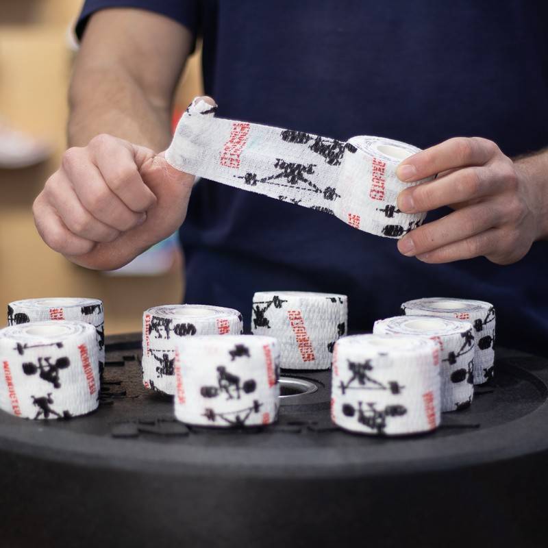 Thumb Hookgrip tape WORKOUT - délka 7 m (bílá)