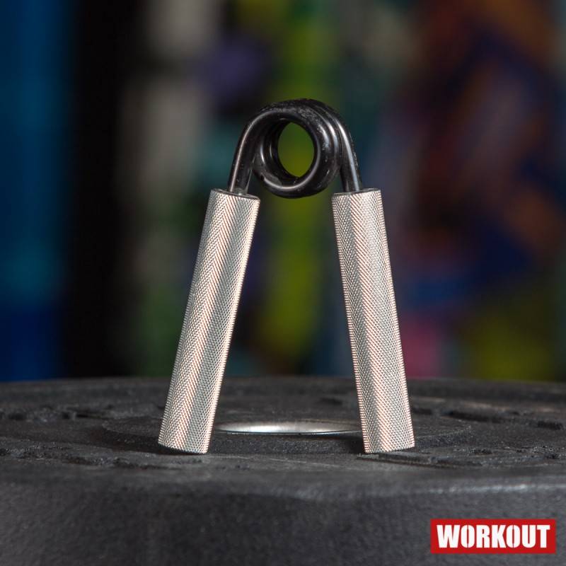 Ocelové posilovací kleště prstů a zápěstí - 45 kg / 100 lb