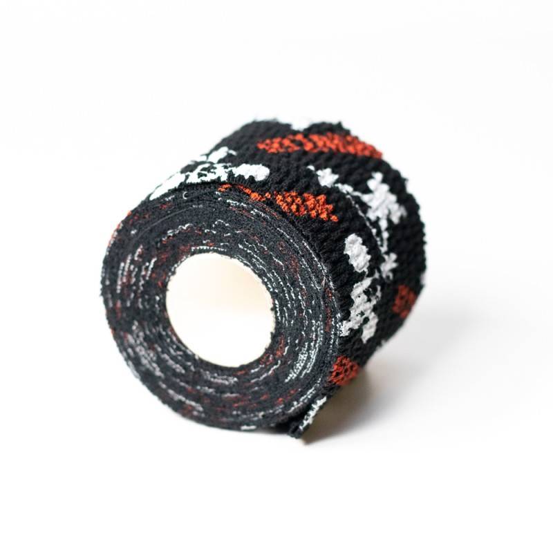 Set 8 ks Thumb Hookgrip tape WORKOUT - 7 m (černá)