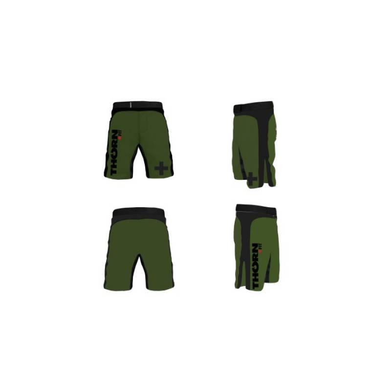 Pánské šortky ThornFit Army Green
