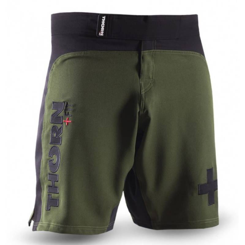 Pánské šortky ThornFit Army Green