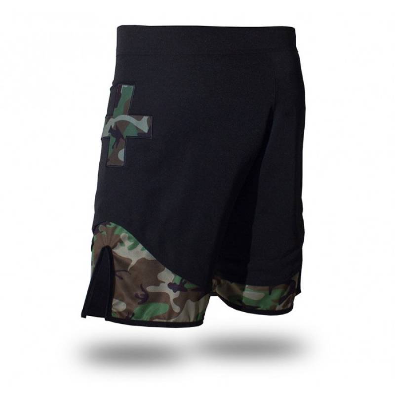 Pánské šortky ThornFit camo/black