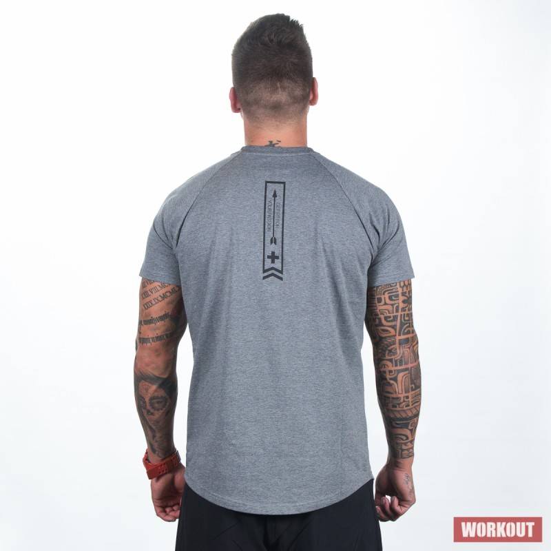 Man T-Shirt ThornFit Arrow Gray