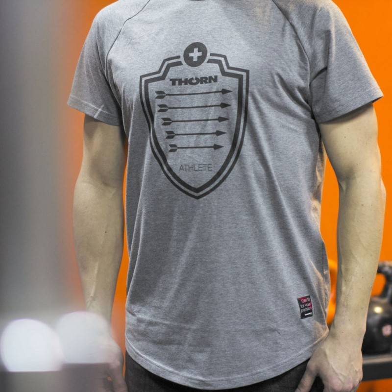 Pánské tričko ThornFit Arrow Gray