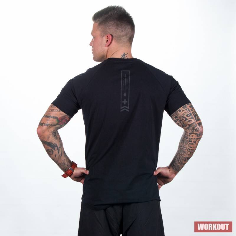 Man T-Shirt ThornFit Arrow Black