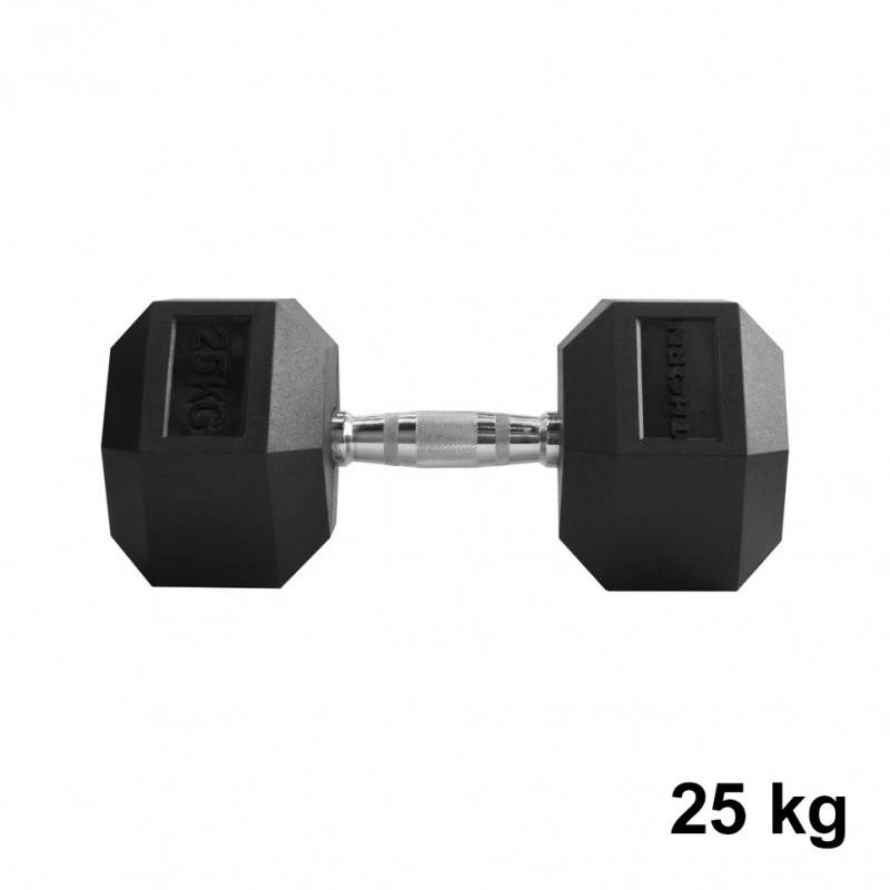 Jednoručka Hexhead Dumbbell Thornfit - 25 kg
