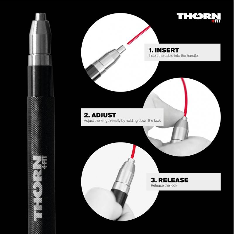 Rychlostní švihadlo Thornfit Flash