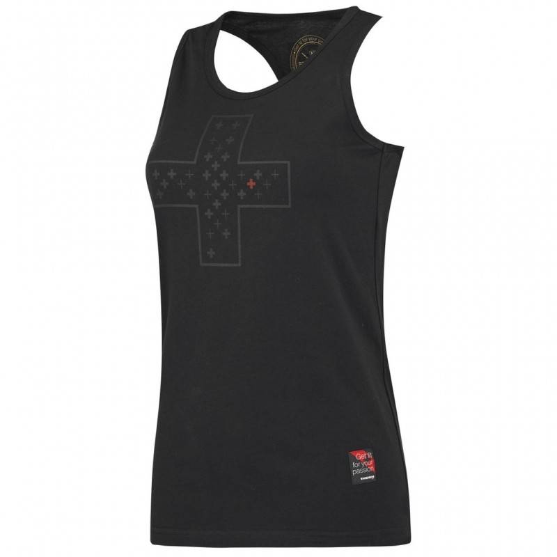 Woman top Thornfit - Top cross - black