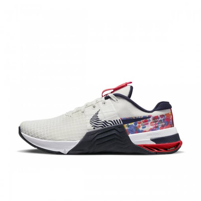 Woman Shoes Nike Metcon 8 white - floral