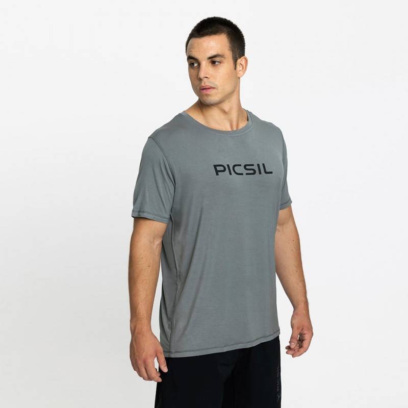 Man T-Shirt Picsil Core - grey/green