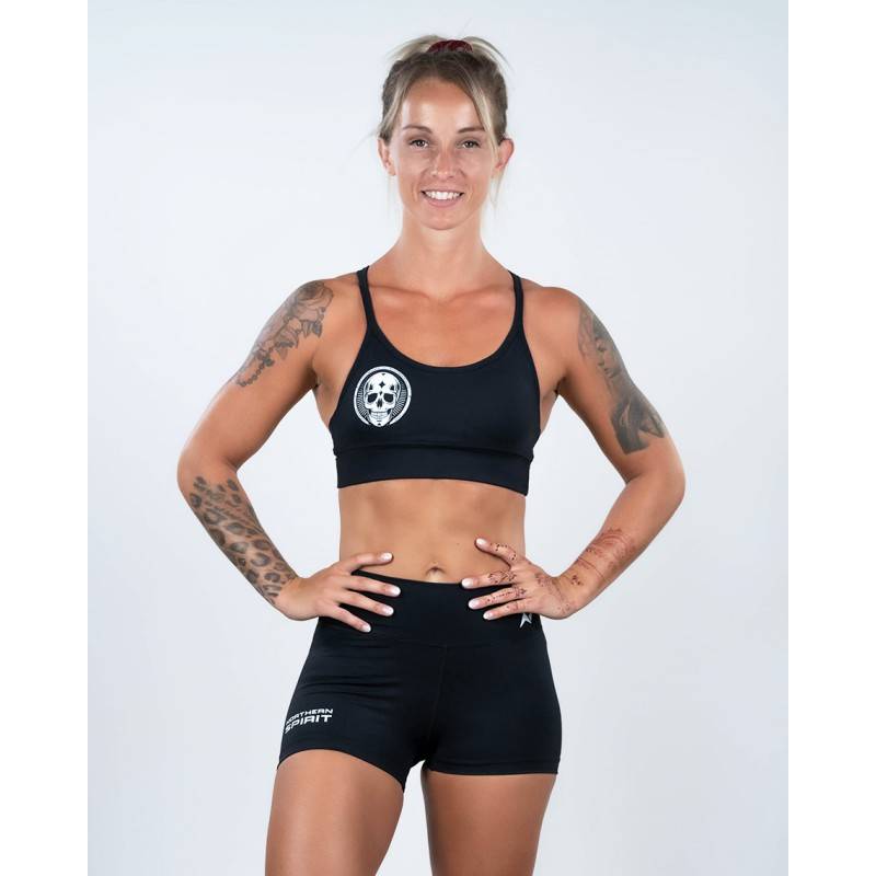 Woman Bra Northern Spirit Yota Skull - Ink