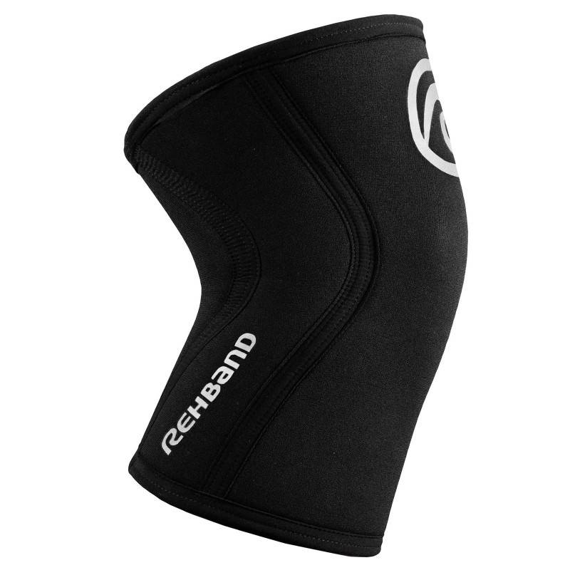 Knee sleeve Rehband RX 5 mm - silver/black