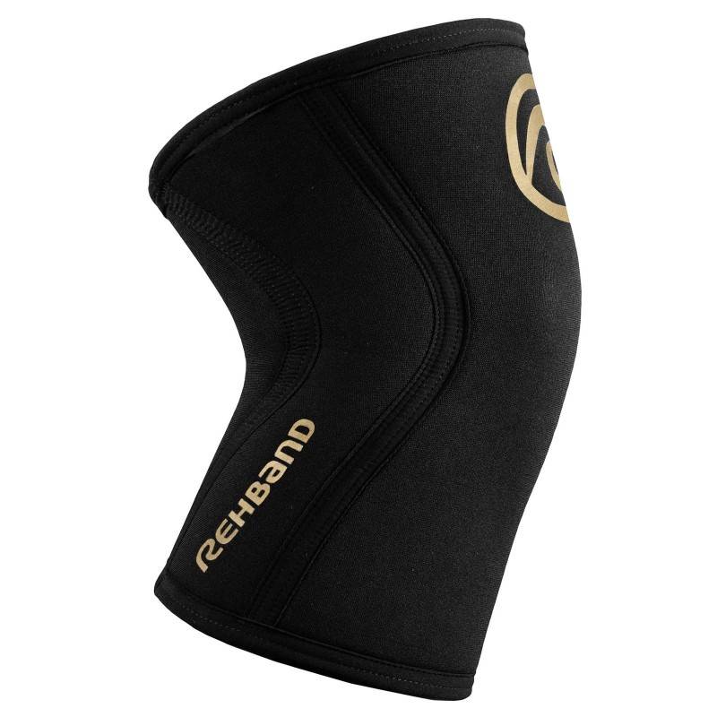 Bandáž kolene RX 5 mm - gold/black