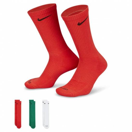 Nike tréninkové ponožky white/green/orange