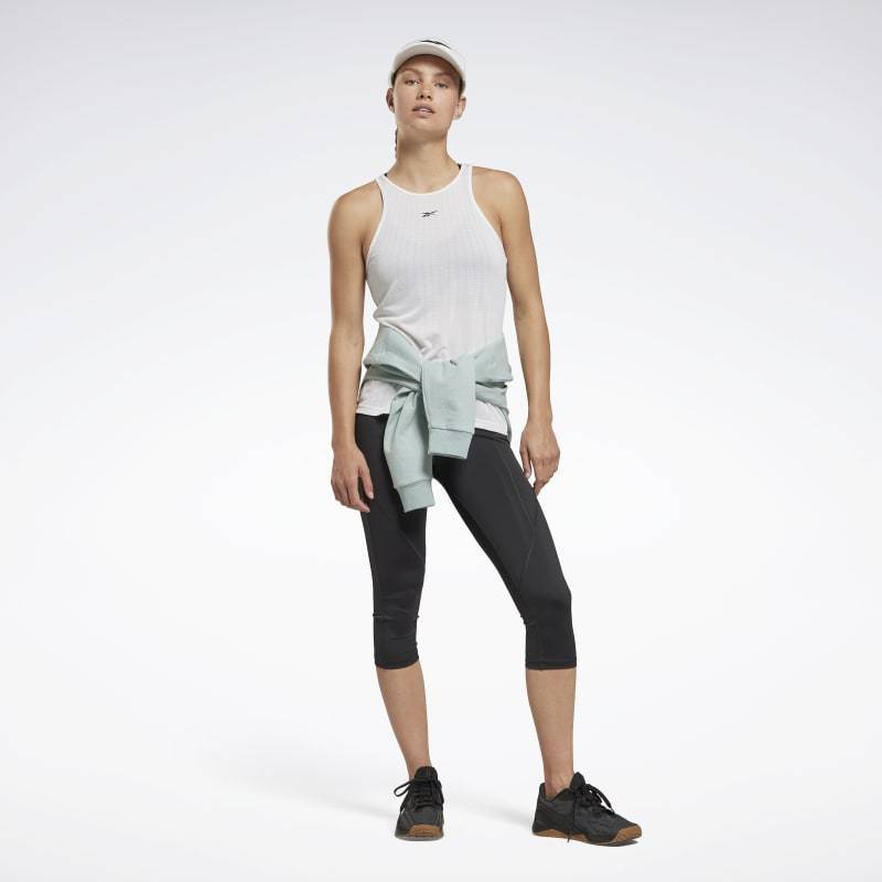 Damen-Top United By Fitness Perforated, weiß - HN1844