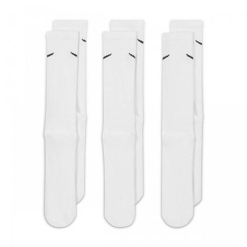 Socks Unisex NK V CUSH CREW - 3P VALUE-white