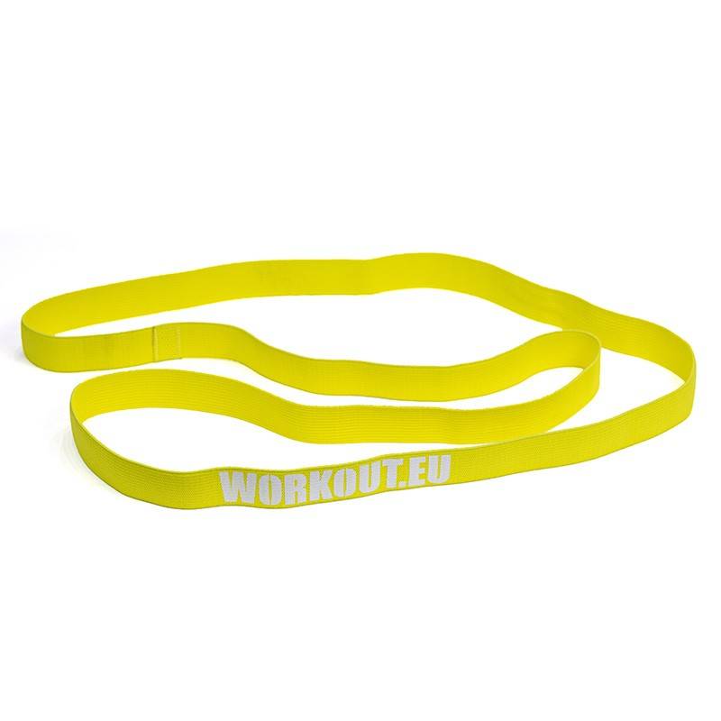 Textile resistance band WORKOUT (12 kg) - yellow