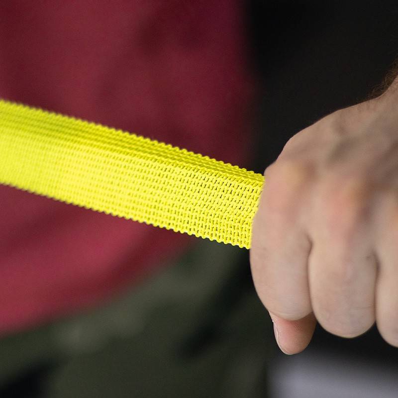 WORKOUT Long Textile Resistance Band (12 kg) - Yellow