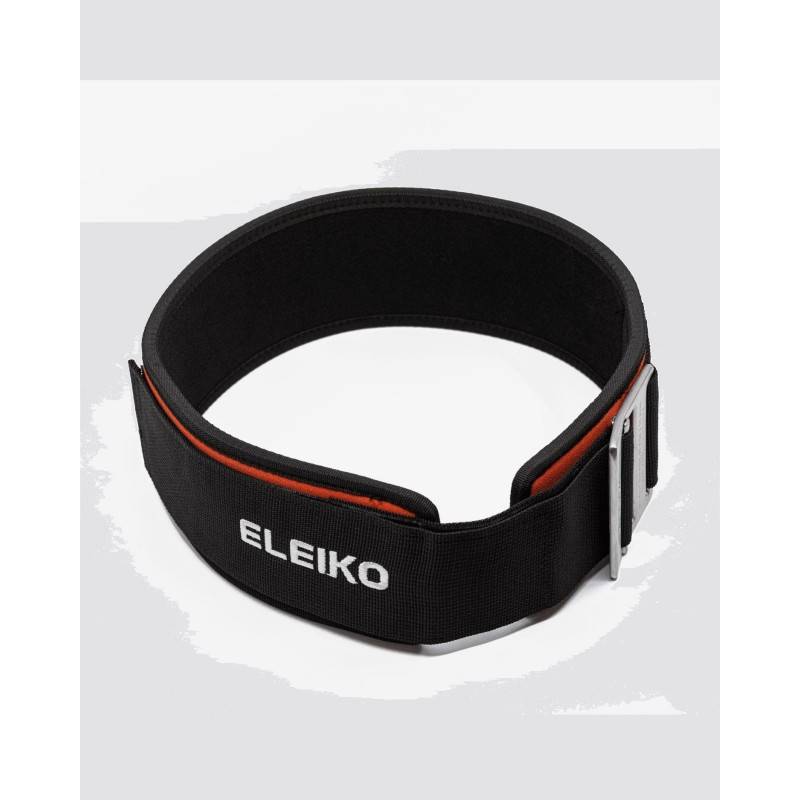Eleiko EVA opasek s nerezovou přezkou - červený