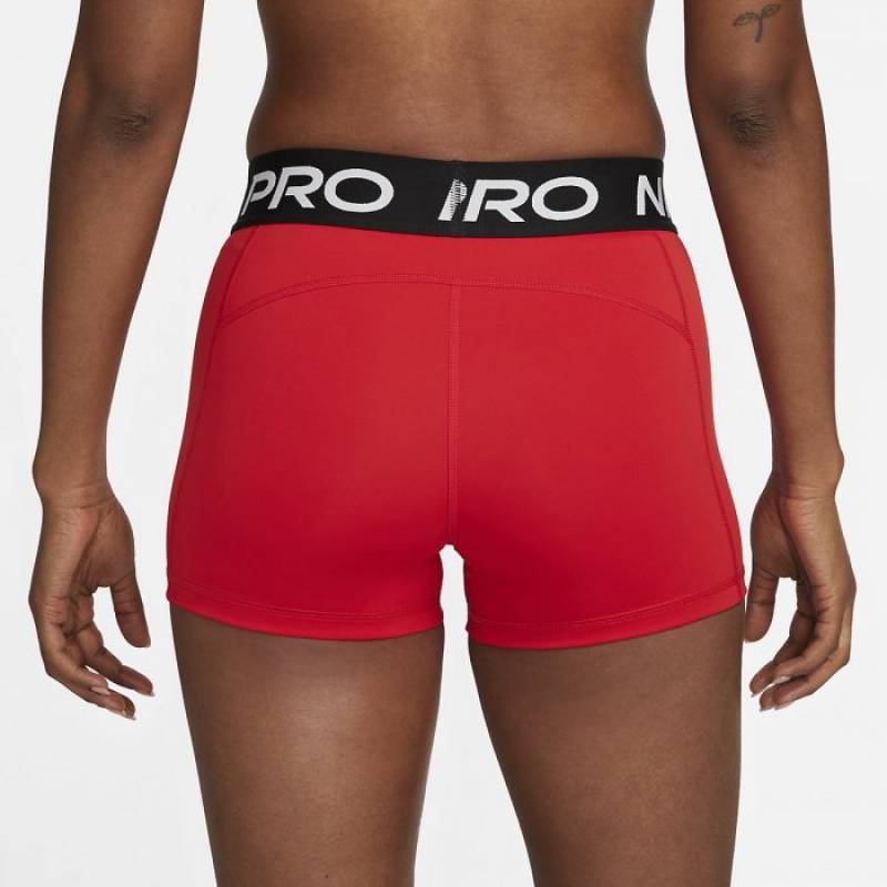 Woman functional Shorts Nike Pro - red