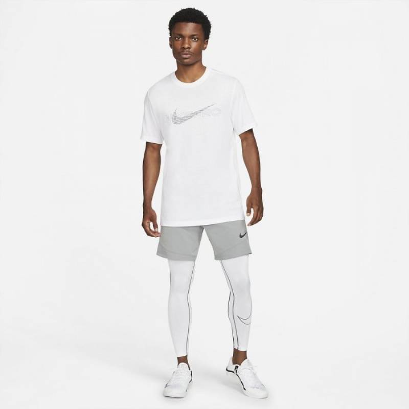 Man Tight Nike Pro - white