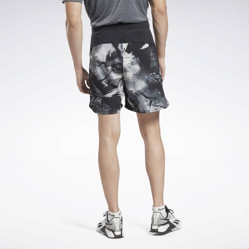 Pánské tréninkové šortky Reebok Strength - camo - HS5937