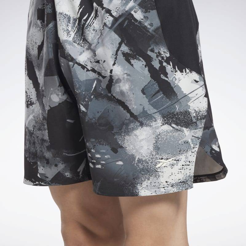 Pánské tréninkové šortky Reebok Strength - camo - HS5937