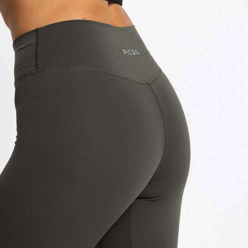 Woman Tight Picsil Core - green