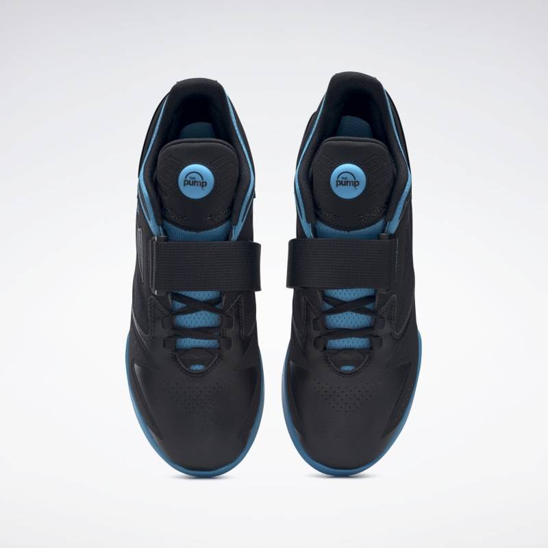 Man weightlifting shoes Legacy Lifter III - black/blue
